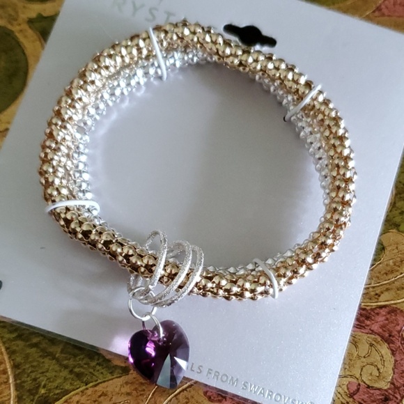 Crystal Romance Heart Bracelet - Picture 3 of 3